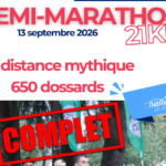 Semi-marathon complet ! une place se libère ? soyez en liste d’attente !
