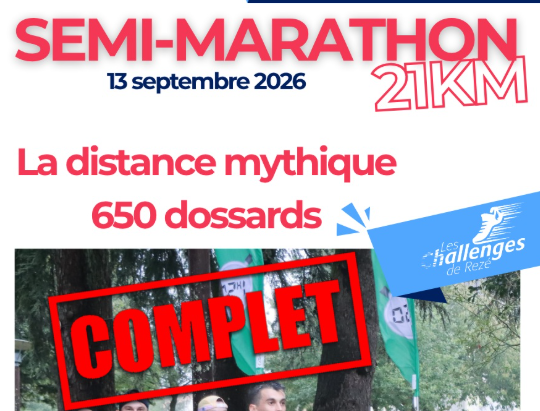 Lire la suite à propos de l’article Semi-marathon complet ! une place se libère ? soyez en liste d’attente !